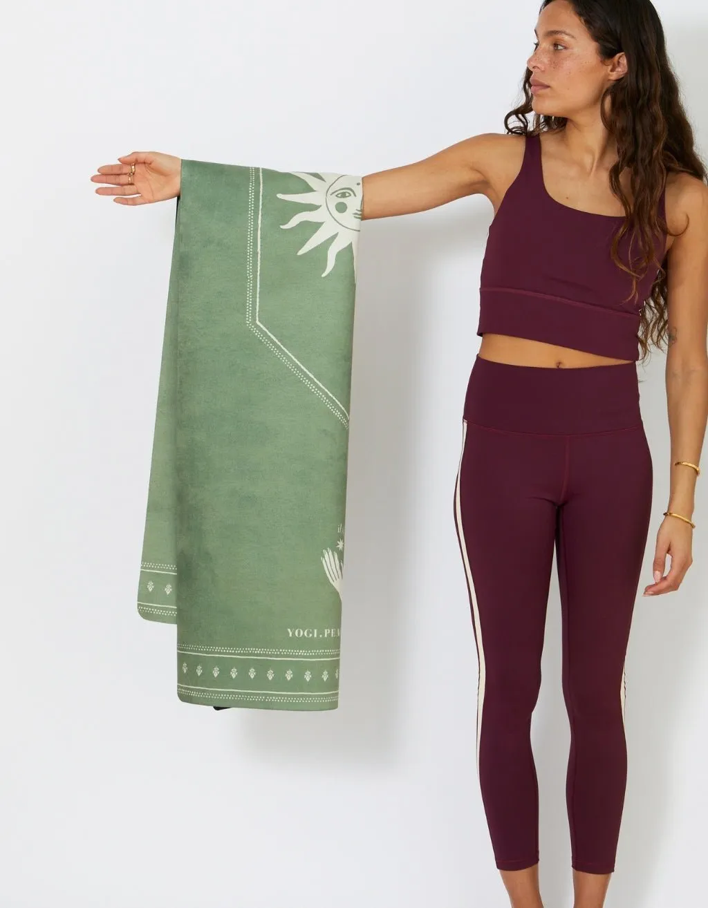 1 mm Travel Yoga Mat   Block Pack - Sage