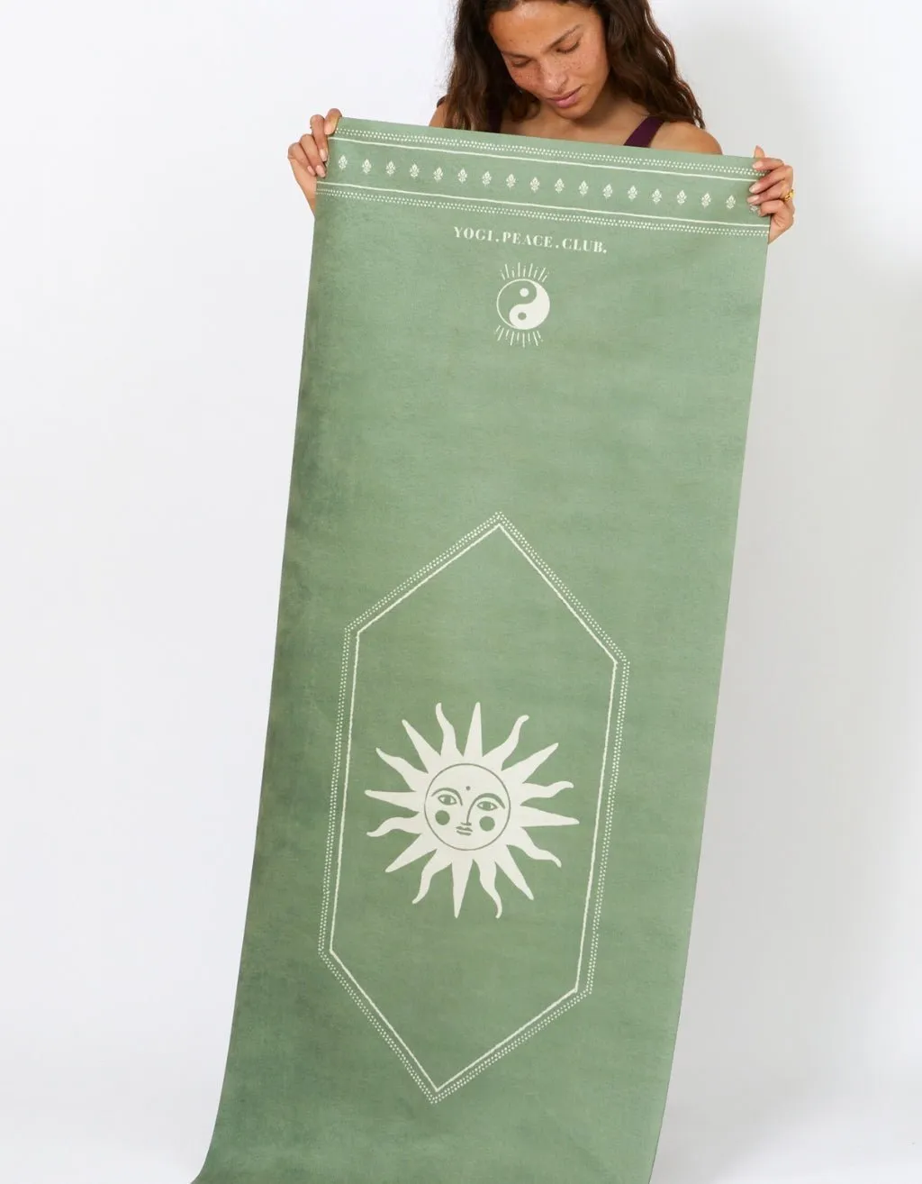 1 mm Travel Yoga Mat   Block Pack - Sage