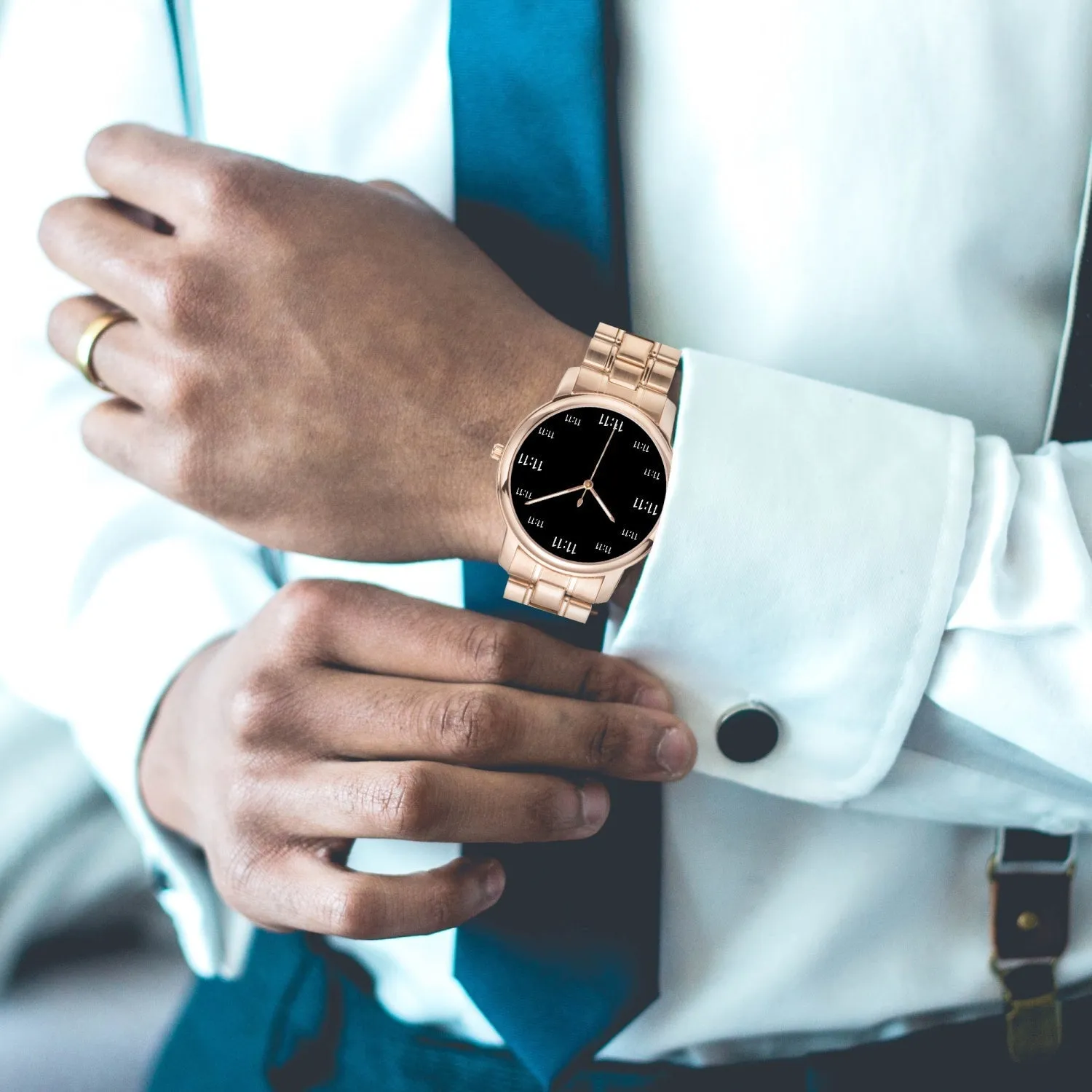 11:11 Eleven Eleven Stainless Steel Quartz Watch (40mm) | Folding Clasp