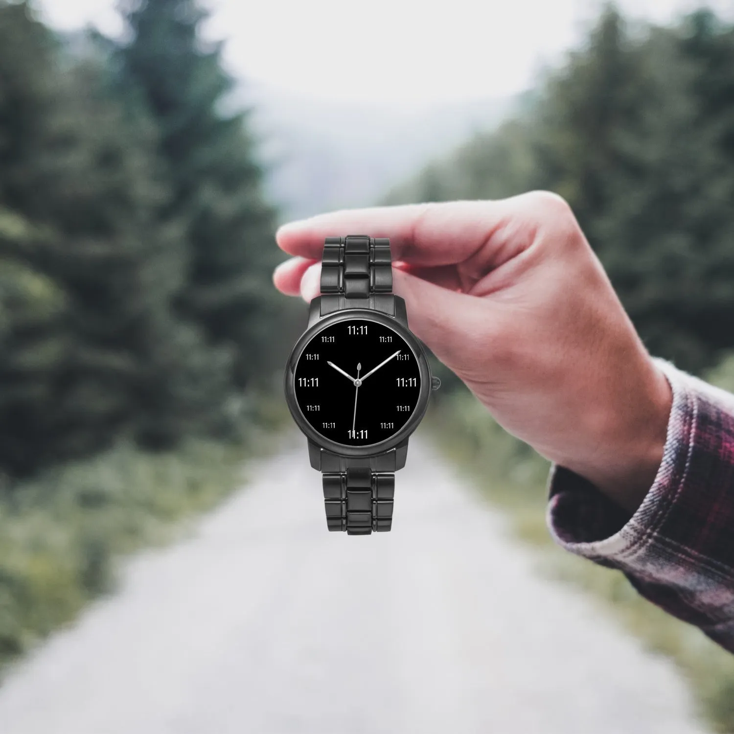 11:11 Eleven Eleven Stainless Steel Quartz Watch (40mm) | Folding Clasp
