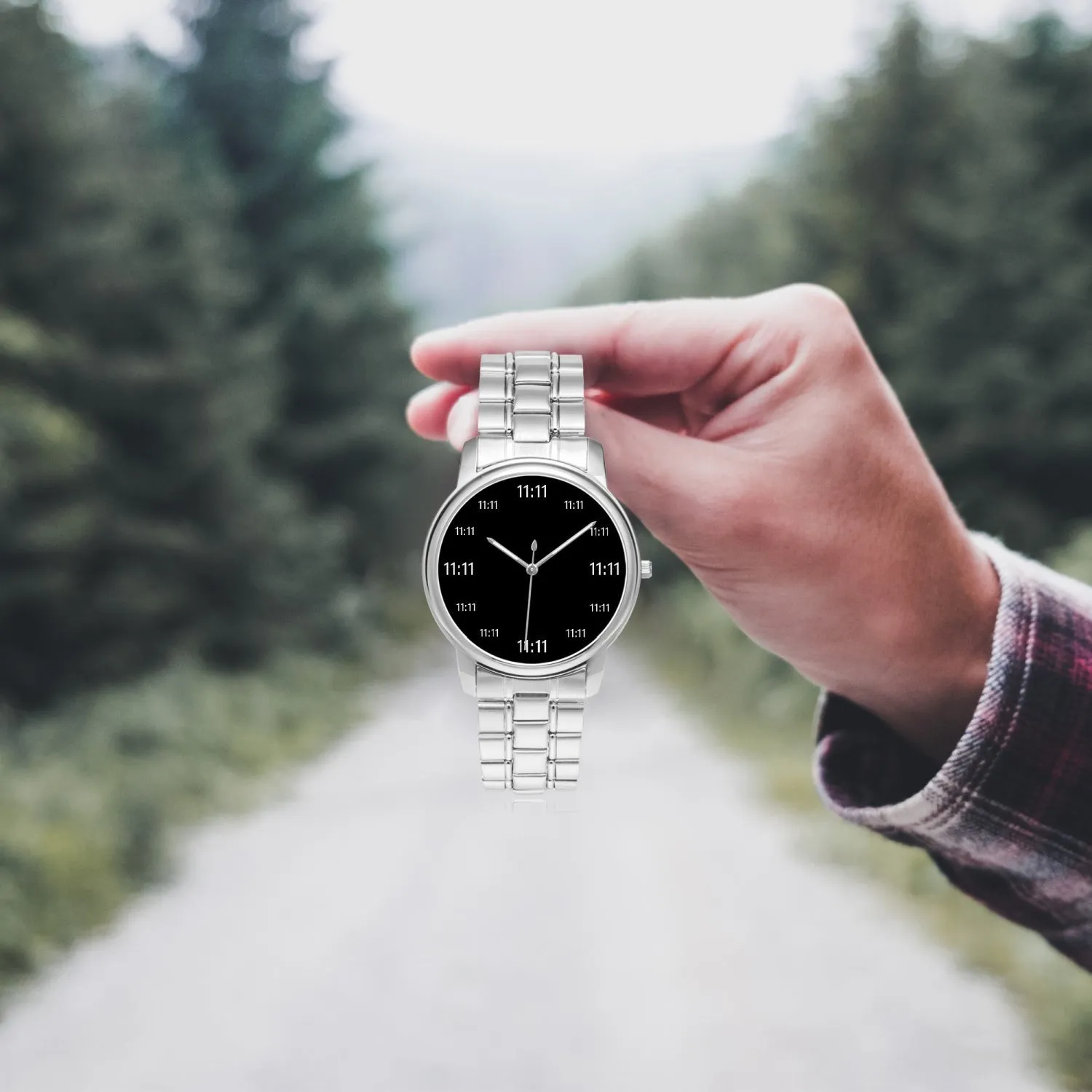 11:11 Eleven Eleven Stainless Steel Quartz Watch (40mm) | Folding Clasp