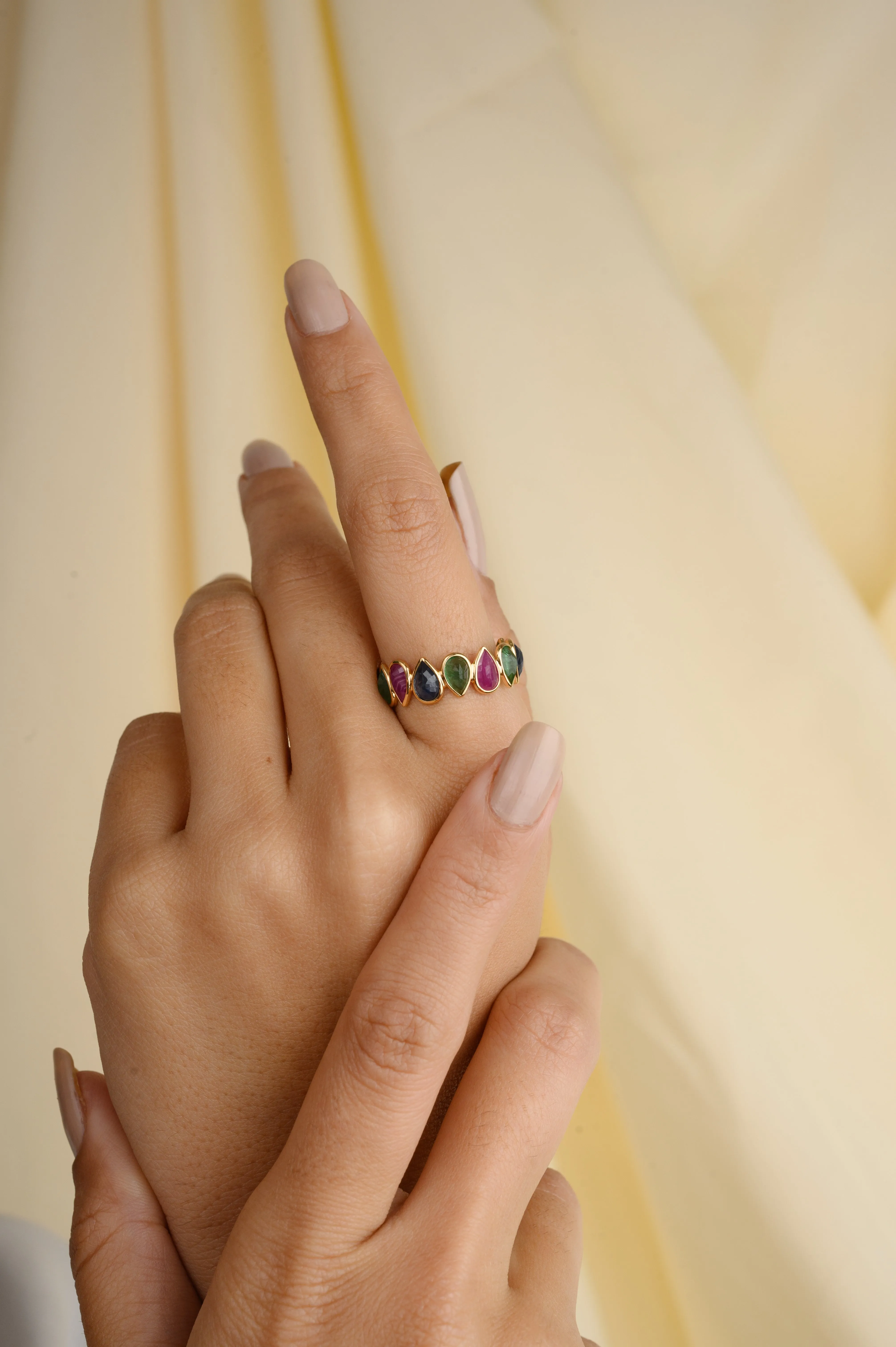 18K Gold Unique ERS Eternity Band