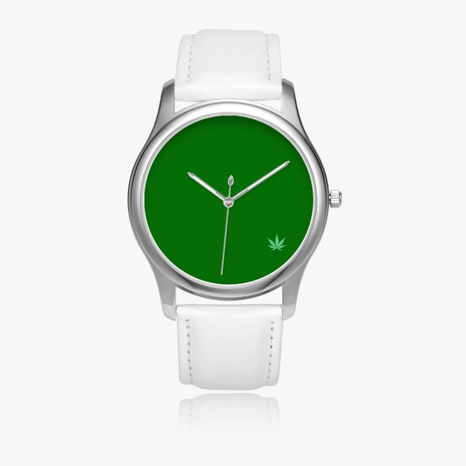 420 Code Green leaf Quartz Watch