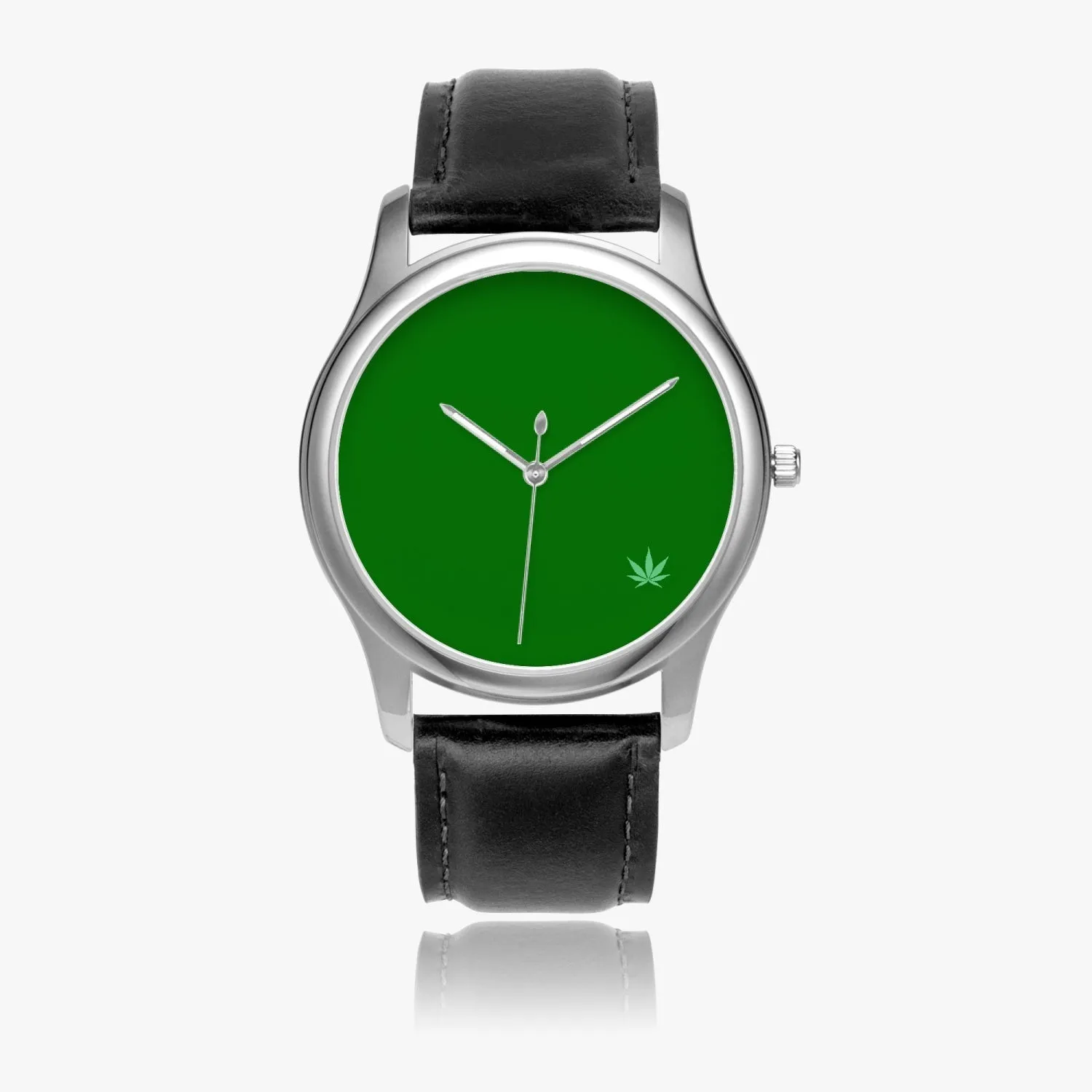 420 Code Green leaf Quartz Watch