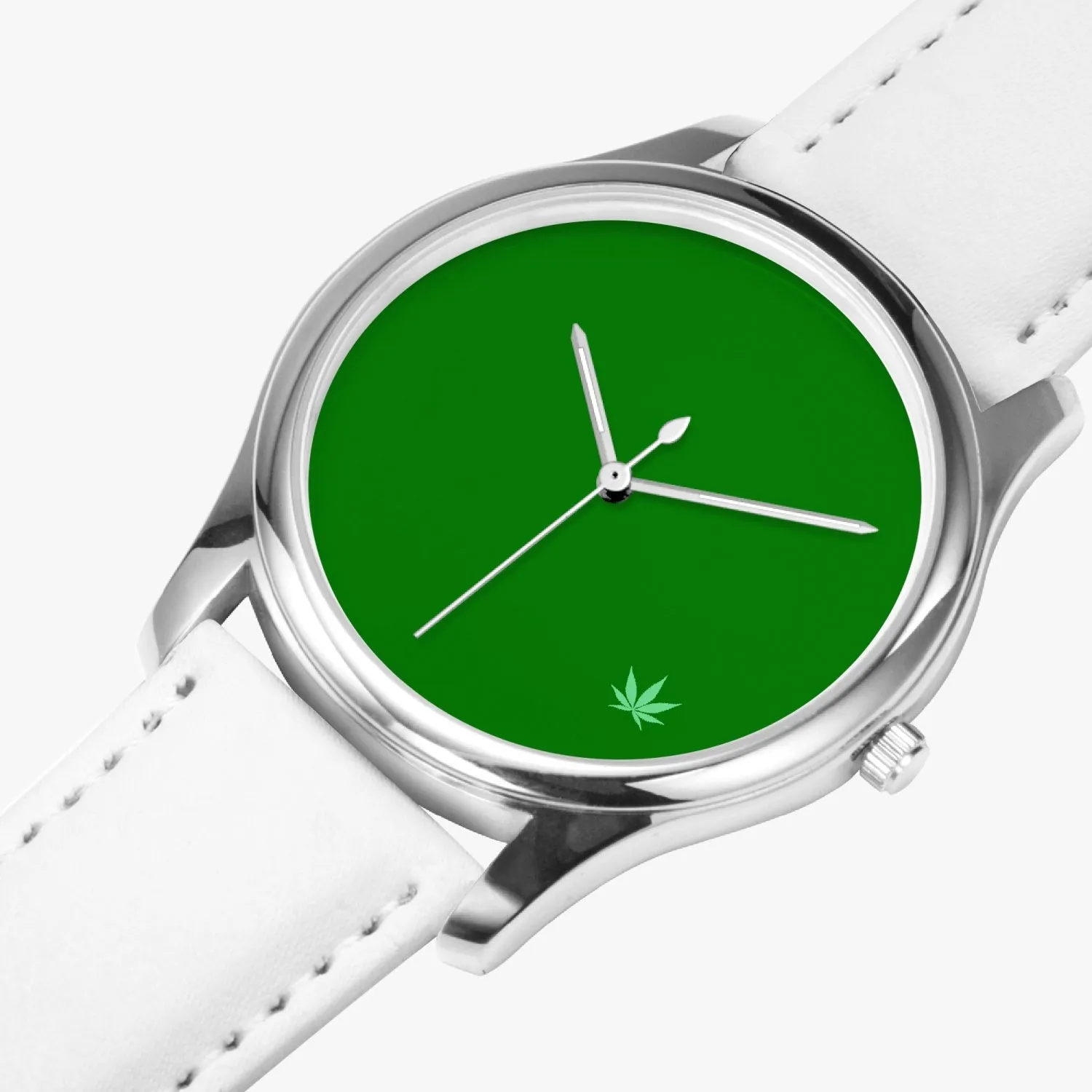 420 Code Green leaf Quartz Watch