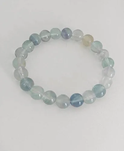 AAA   Rare Quality Green Fluorite Handmade Gemstone Bracelet, Green Fluorite Jewelry, Green Fluorite Beaded Jewelry, Chakra Beads, Chakra Jewelry 8mm Code- WAR3020