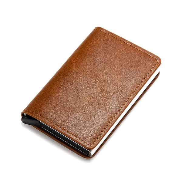 Aluminum Metal Credit Business Mini Card Wallet 2020 Dropshipping Man Women Smart Wallet Business Card Holder Rfid Wallet