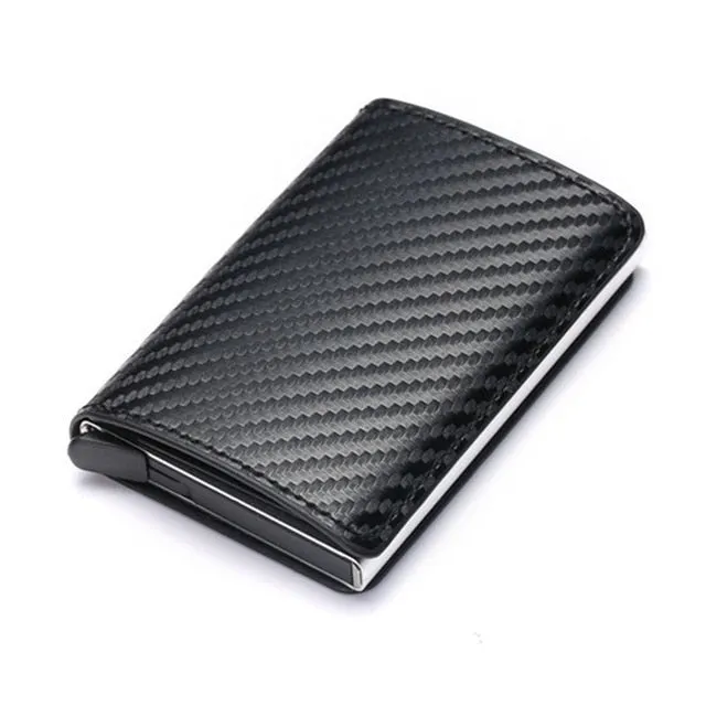 Aluminum Metal Credit Business Mini Card Wallet 2020 Dropshipping Man Women Smart Wallet Business Card Holder Rfid Wallet