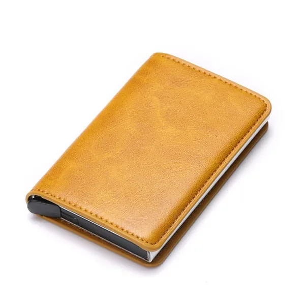 Aluminum Metal Credit Business Mini Card Wallet 2020 Dropshipping Man Women Smart Wallet Business Card Holder Rfid Wallet