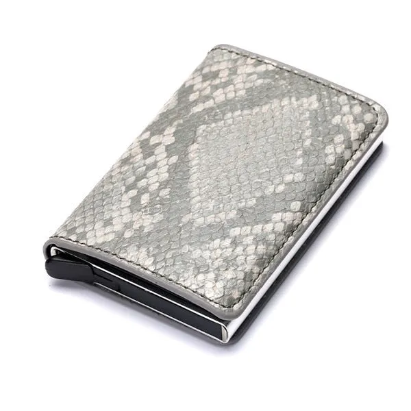 Aluminum Metal Credit Business Mini Card Wallet 2020 Dropshipping Man Women Smart Wallet Business Card Holder Rfid Wallet