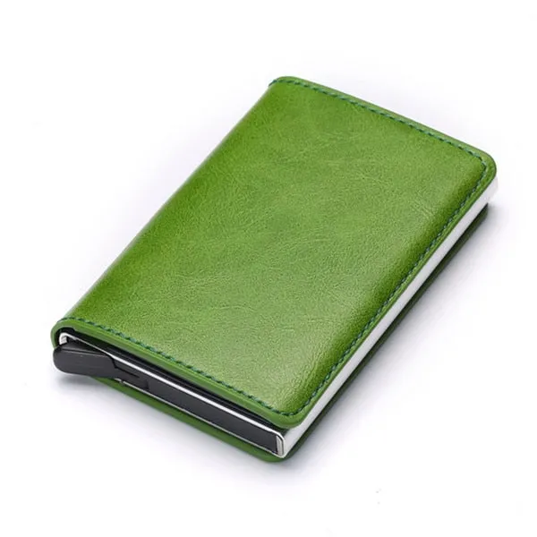 Aluminum Metal Credit Business Mini Card Wallet 2020 Dropshipping Man Women Smart Wallet Business Card Holder Rfid Wallet