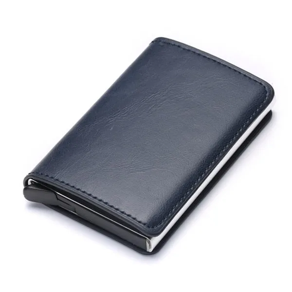 Aluminum Metal Credit Business Mini Card Wallet 2020 Dropshipping Man Women Smart Wallet Business Card Holder Rfid Wallet
