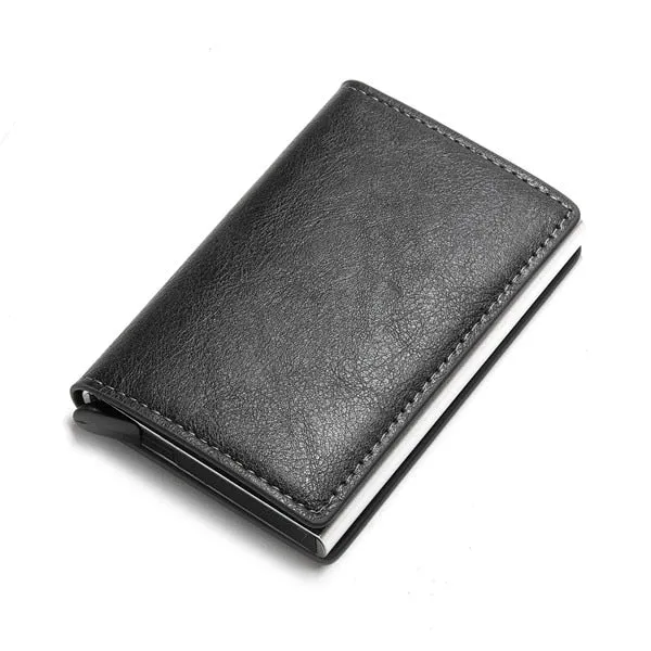 Aluminum Metal Credit Business Mini Card Wallet 2020 Dropshipping Man Women Smart Wallet Business Card Holder Rfid Wallet