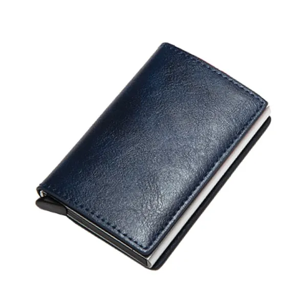 Aluminum Metal Credit Business Mini Card Wallet 2020 Dropshipping Man Women Smart Wallet Business Card Holder Rfid Wallet