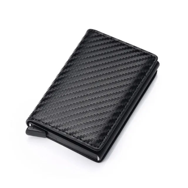 Aluminum Metal Credit Business Mini Card Wallet 2020 Dropshipping Man Women Smart Wallet Business Card Holder Rfid Wallet