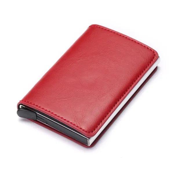Aluminum Metal Credit Business Mini Card Wallet 2020 Dropshipping Man Women Smart Wallet Business Card Holder Rfid Wallet