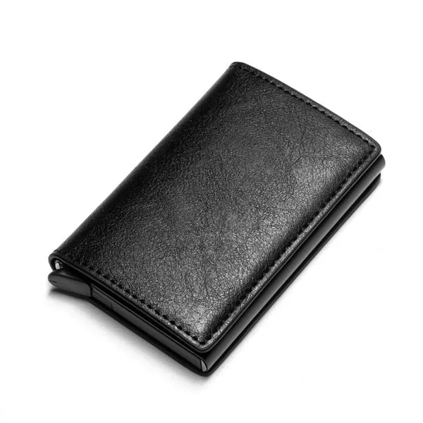 Aluminum Metal Credit Business Mini Card Wallet 2020 Dropshipping Man Women Smart Wallet Business Card Holder Rfid Wallet
