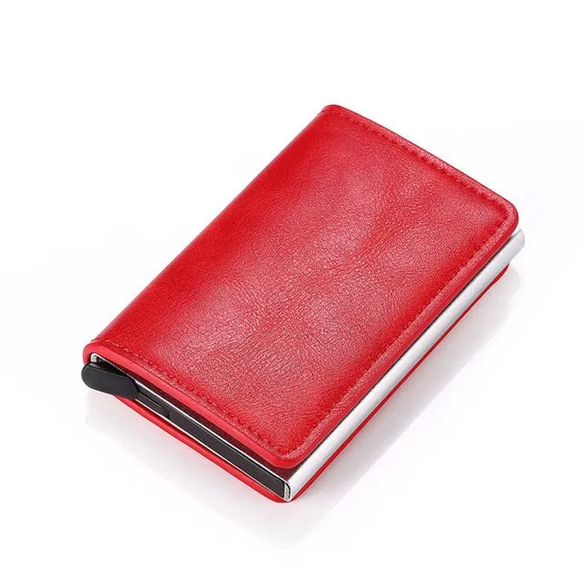 Aluminum Metal Credit Business Mini Card Wallet 2020 Dropshipping Man Women Smart Wallet Business Card Holder Rfid Wallet