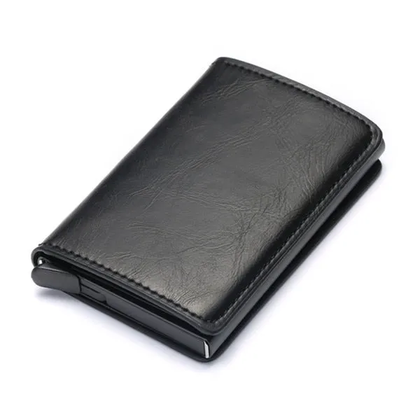 Aluminum Metal Credit Business Mini Card Wallet 2020 Dropshipping Man Women Smart Wallet Business Card Holder Rfid Wallet