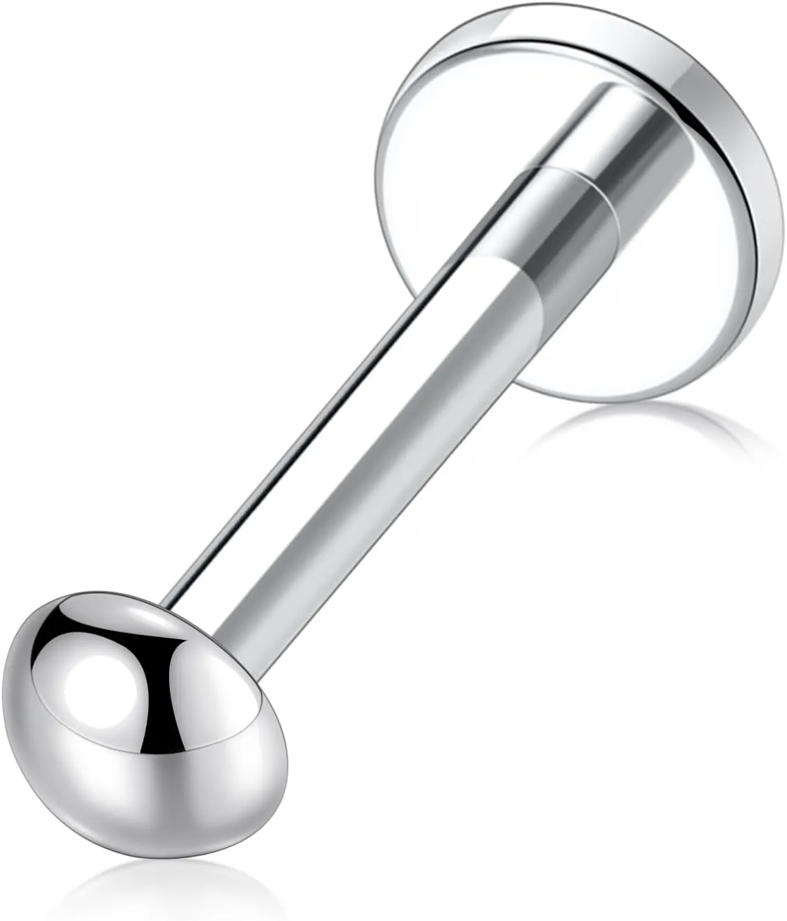 AROWRO G23 Titanium Labret Studs 16g Labret Jewelry Lip Piercing Jewelry Internally Threaded Monroe Jewelry Tragus Earrings 16g Helix Stud Cartilage Piercing