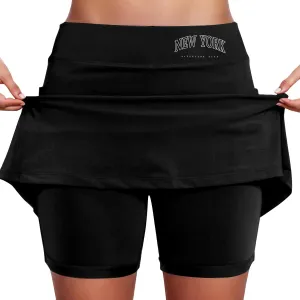 Athletic Skirts Women with Shorts Casual Tummy Control Tennis Skorts with Pockets New York Yoga Workout Summer Clothes