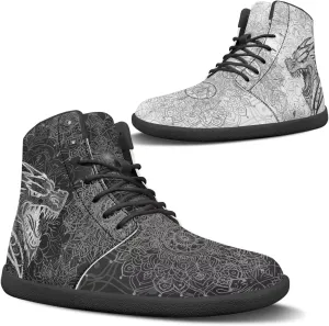 Binienty Barefoot Minimalist Shoes Mens Womens Wide Toe Cross Trainer Zero Drop Lace Up Sneakers