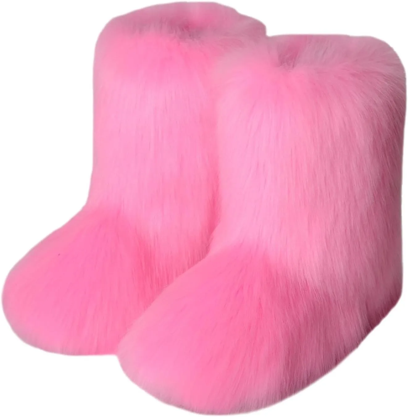 Boots Winter Snow Women's Wide Women Snow Booties Womens Slip on Winter Boots Ankle Womens Waterproof Boots 6.5 Snow Boots Wide Calf