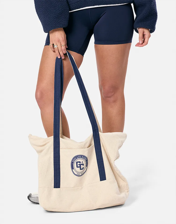 Canvas Tote Bag in Navy