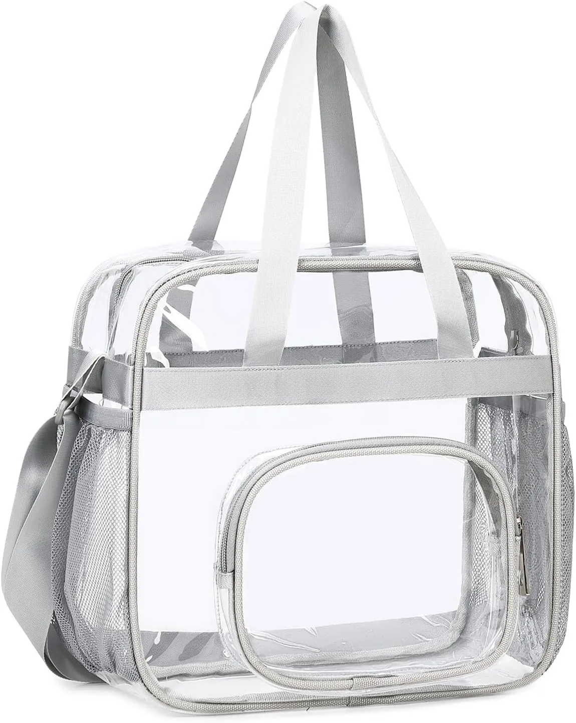 Clear Bags Stadium Approved,See Through Tote Bag Shoulder Strap Large Transparent Bag