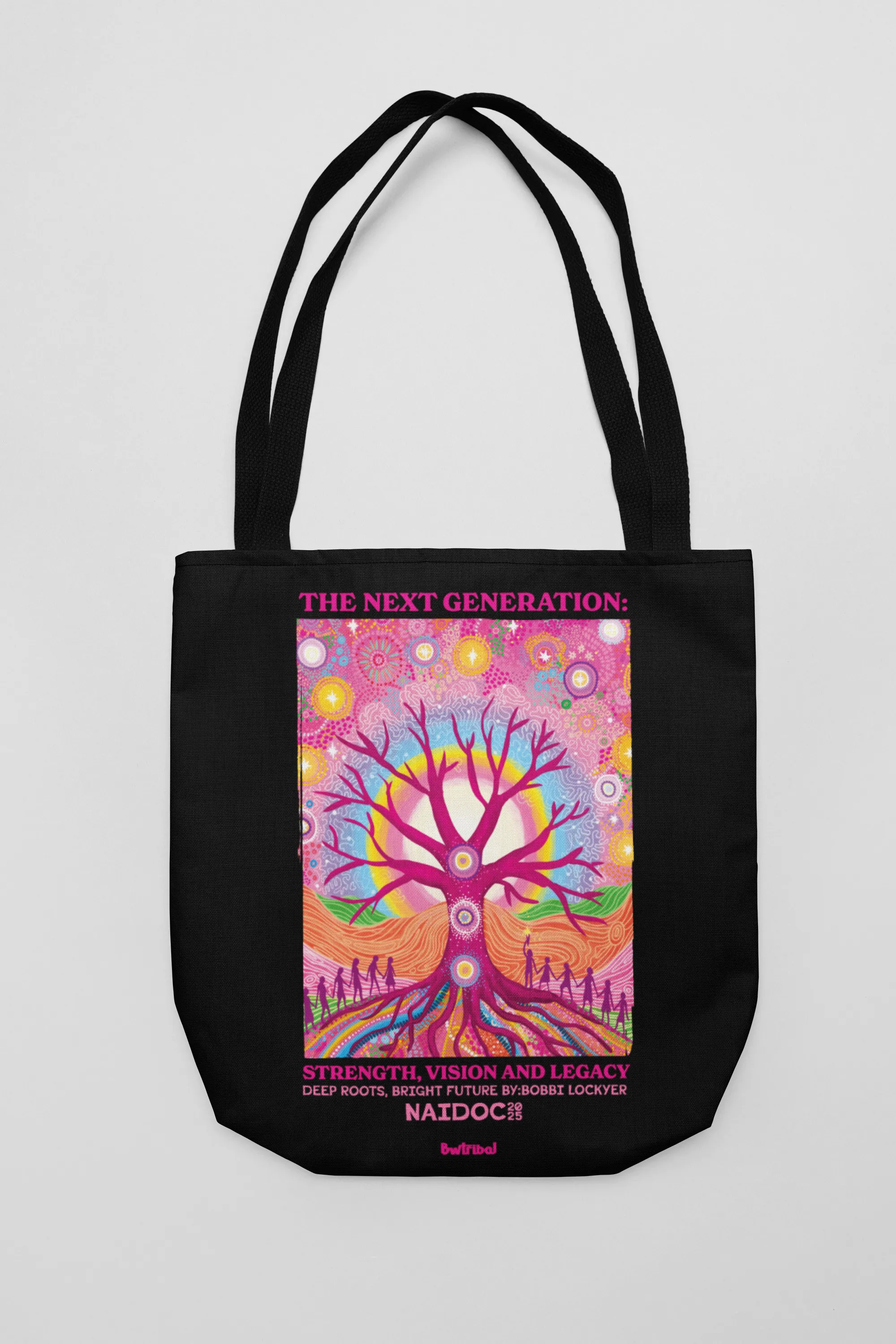 Deep Roots, Bright Futures - NAIDOC 2025 Canvas Tote Bag