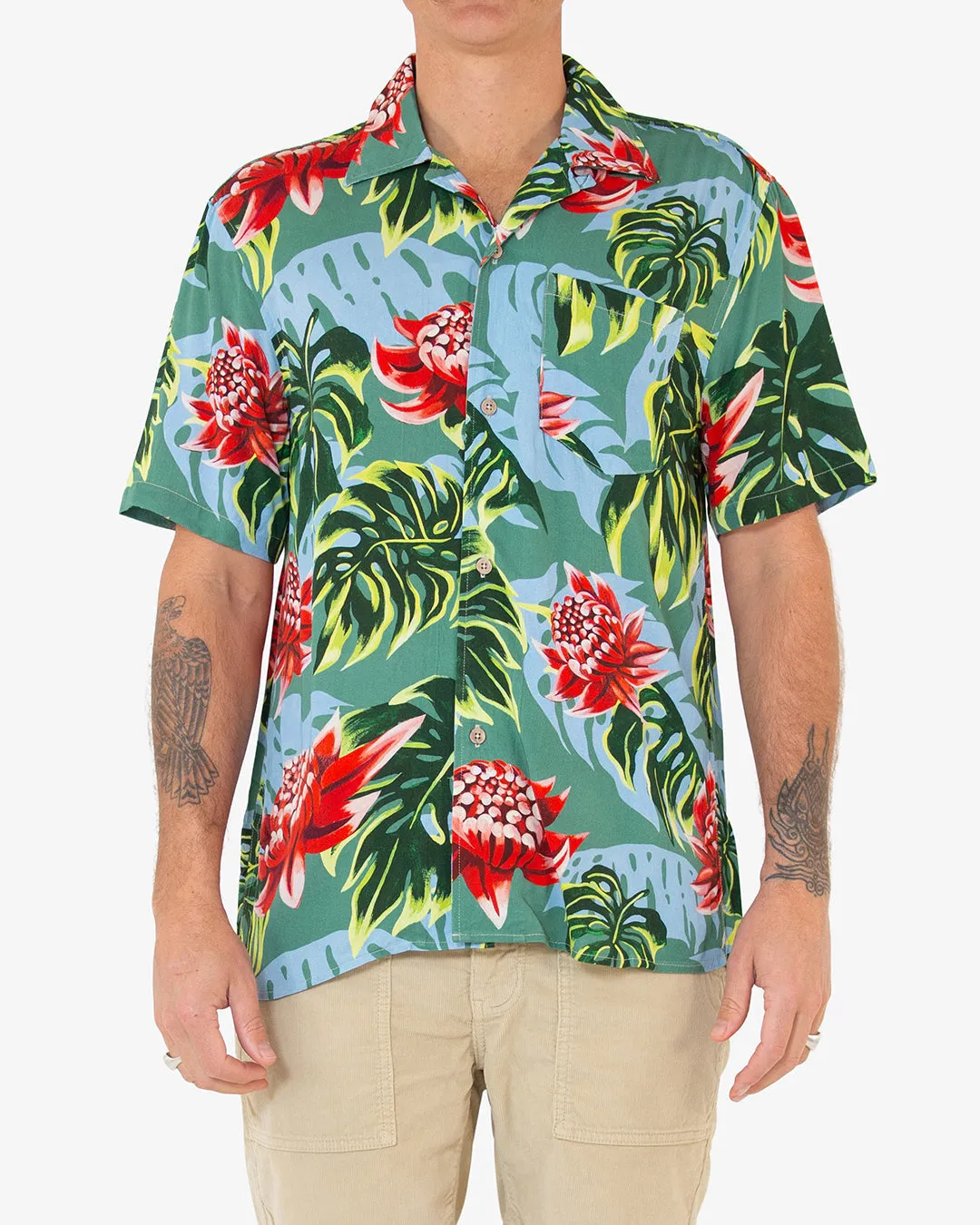Desmond Shirt (Relaxed Fit) - Green