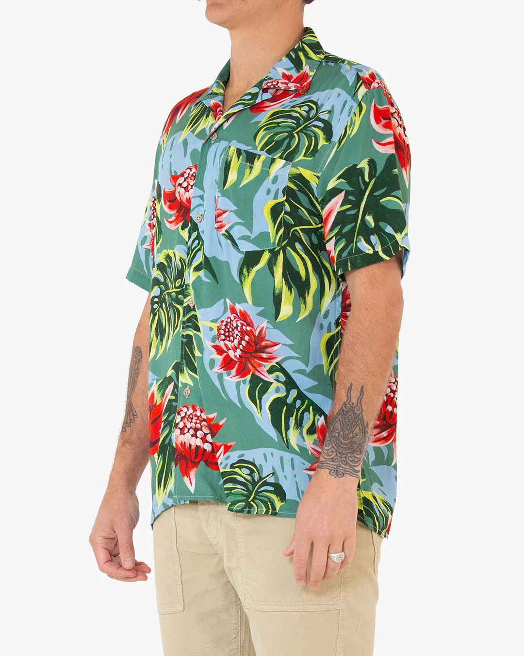 Desmond Shirt (Relaxed Fit) - Green