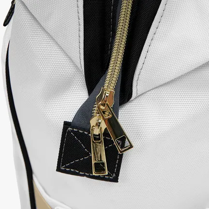 DIAPER BAG BACKPACK - PERSONALIZED NEUTRAL GINGHAM