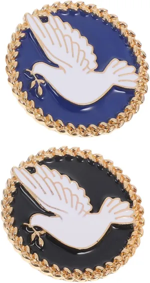 Didiseaon Peace Dove Brooch Pin Prom Jewelry Fashion Jewelry for Women Lapel Pins
