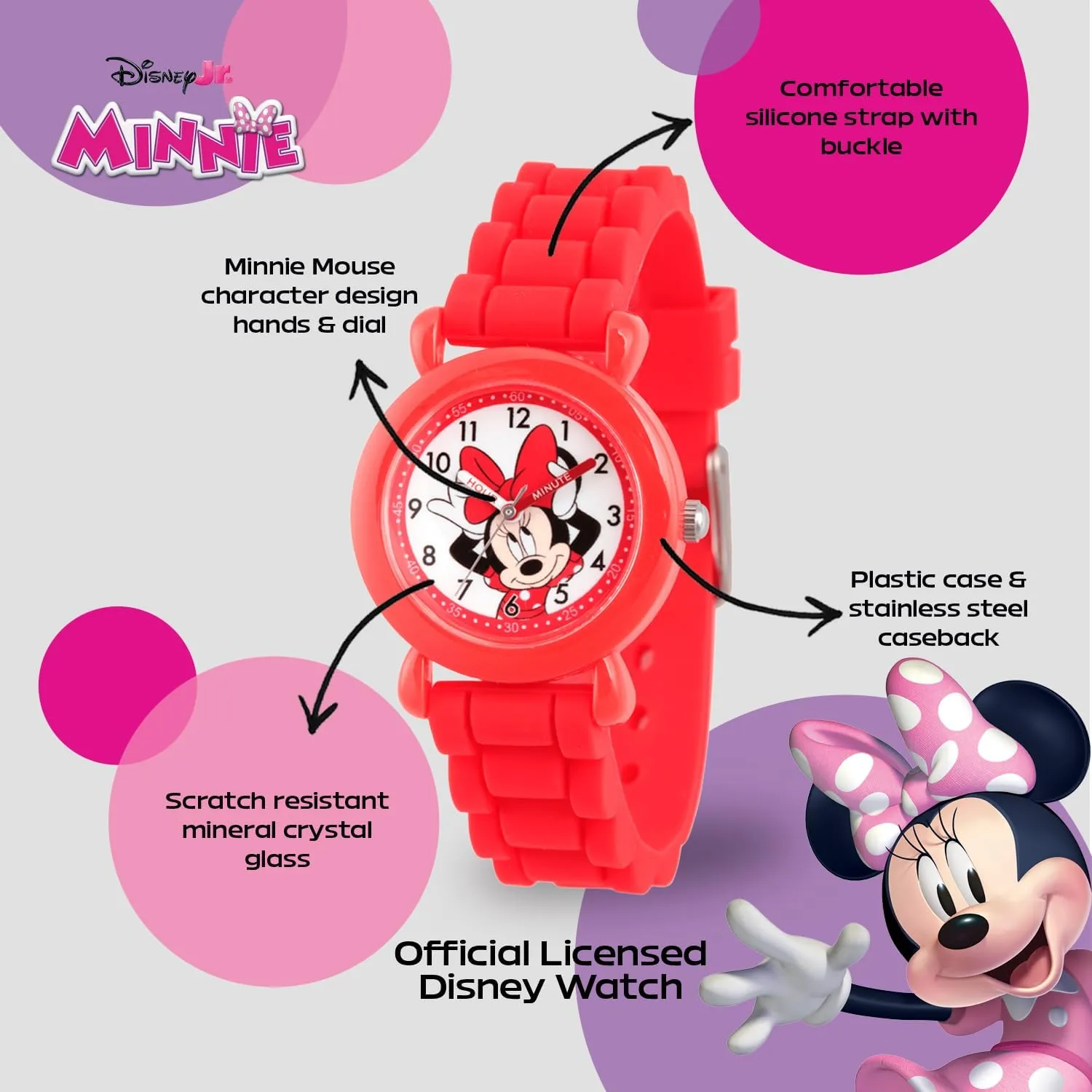 DISNEY Minnie Mouse Watch for Kids