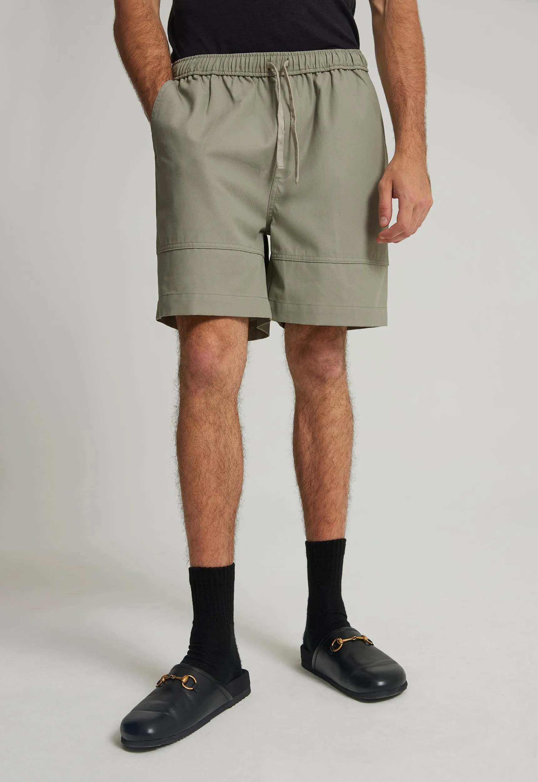 Edon Cotton Twill Short - Shrub Tint
