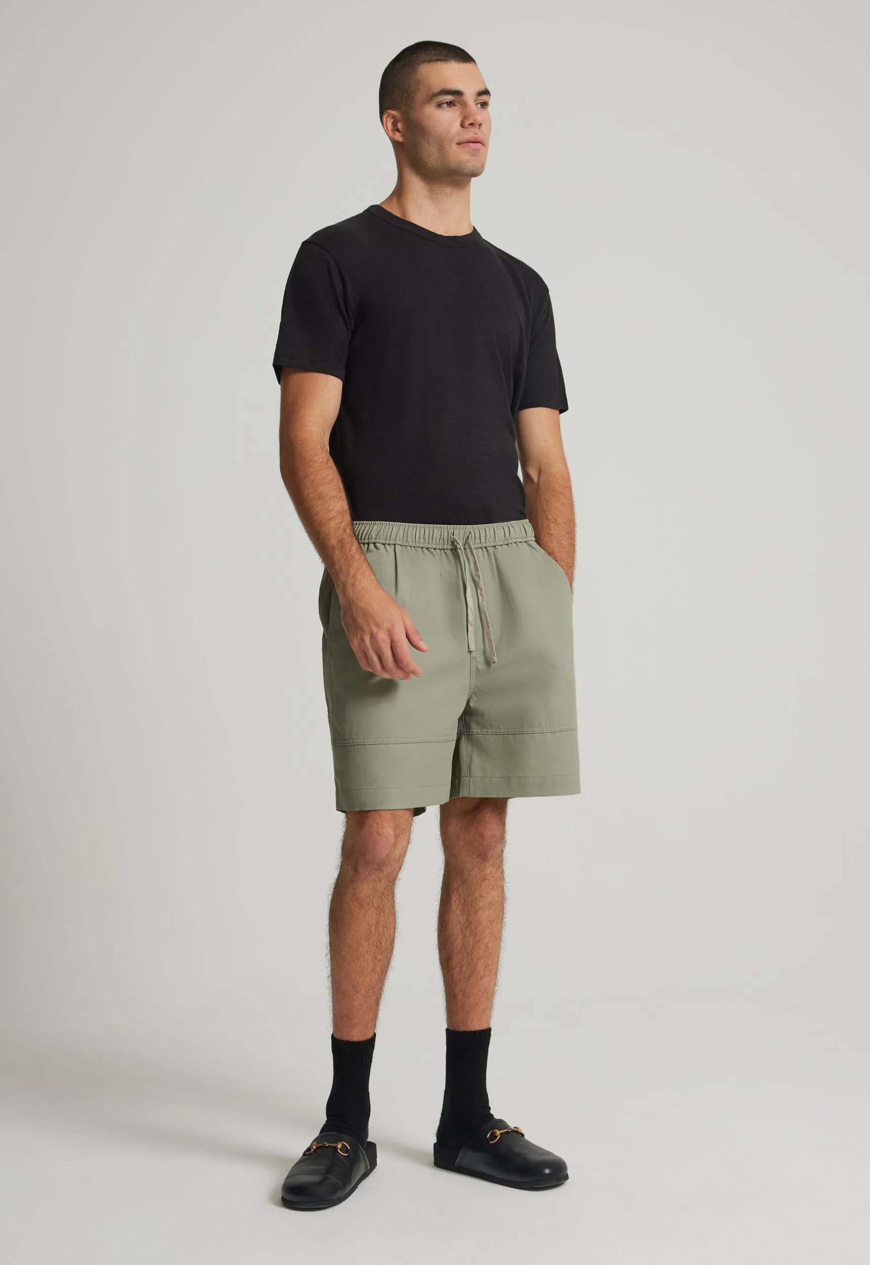 Edon Cotton Twill Short - Shrub Tint