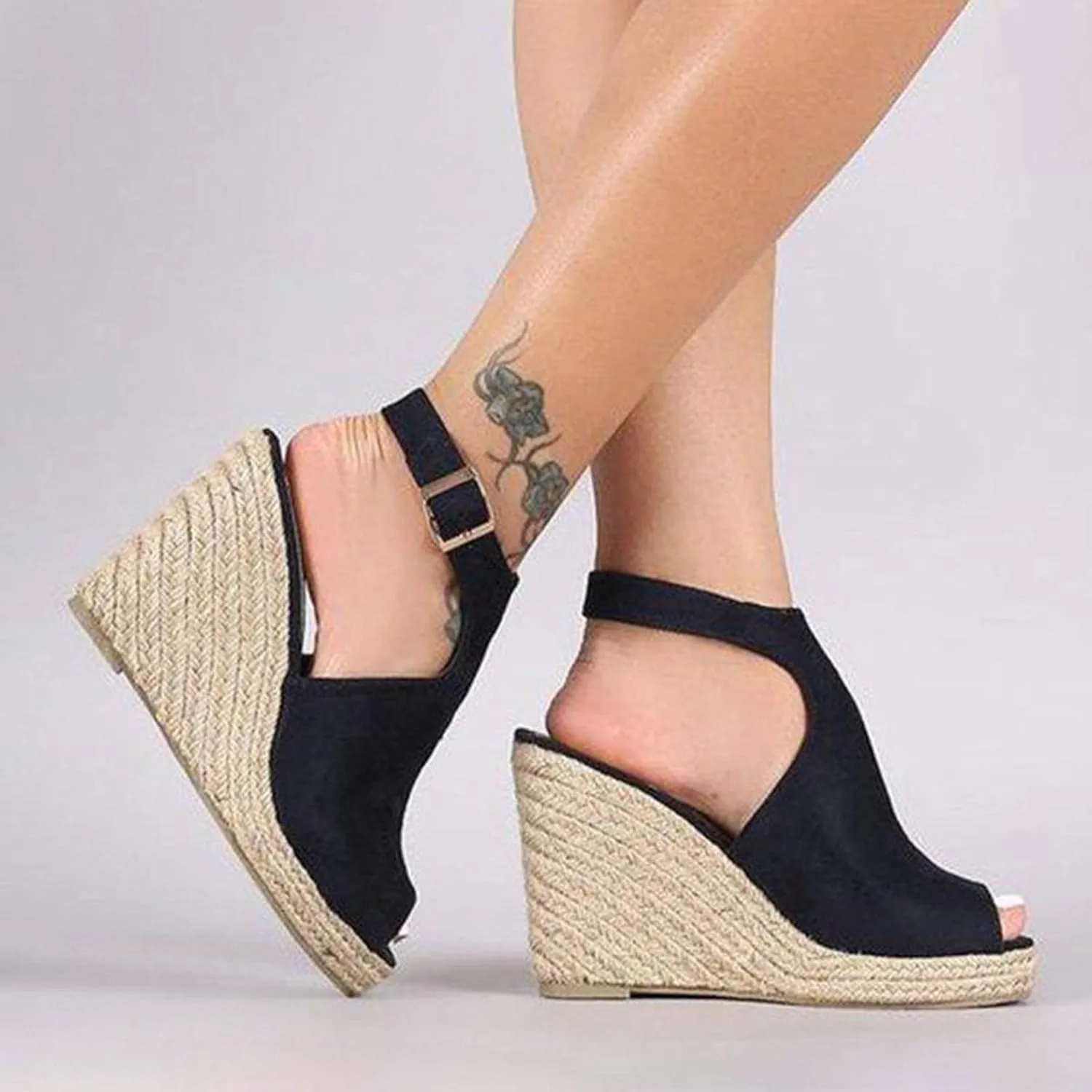 Eduavar Sandals Women Dressy Summer, Sandals for Women Wedge Sandals Ultra-Comfy Breathable Sandals Orthotic Sandals