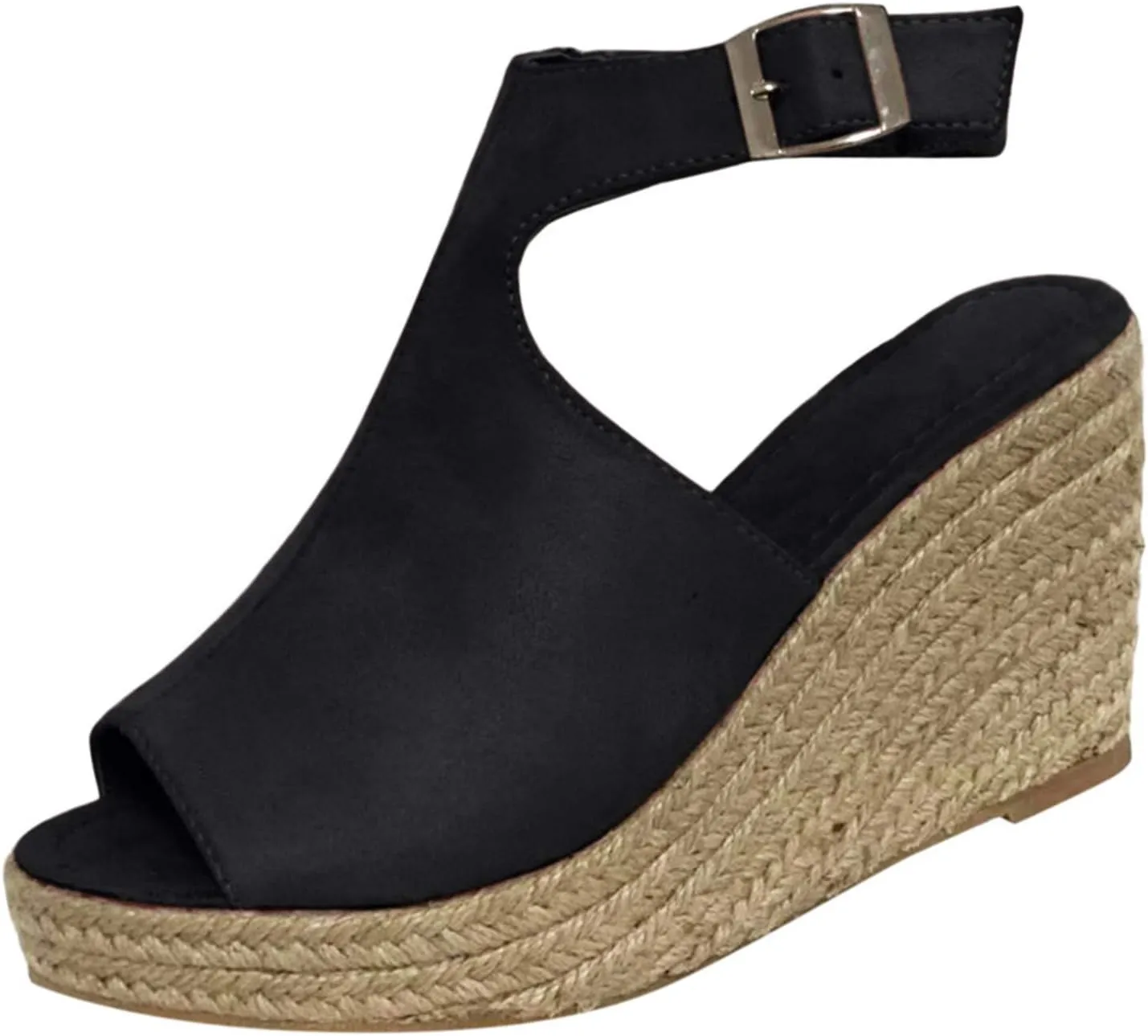 Eduavar Sandals Women Dressy Summer, Sandals for Women Wedge Sandals Ultra-Comfy Breathable Sandals Orthotic Sandals