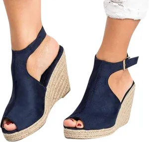 Eduavar Sandals Women Dressy Summer, Sandals for Women Wedge Sandals Ultra-Comfy Breathable Sandals Orthotic Sandals
