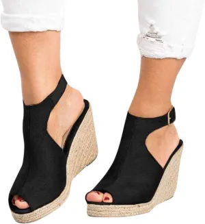 Eduavar Sandals Women Dressy Summer, Sandals for Women Wedge Sandals Ultra-Comfy Breathable Sandals Orthotic Sandals