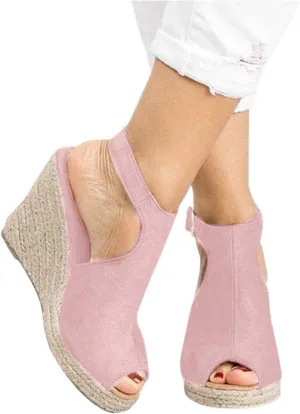Eduavar Sandals Women Dressy Summer, Sandals for Women Wedge Sandals Ultra-Comfy Breathable Sandals Orthotic Sandals