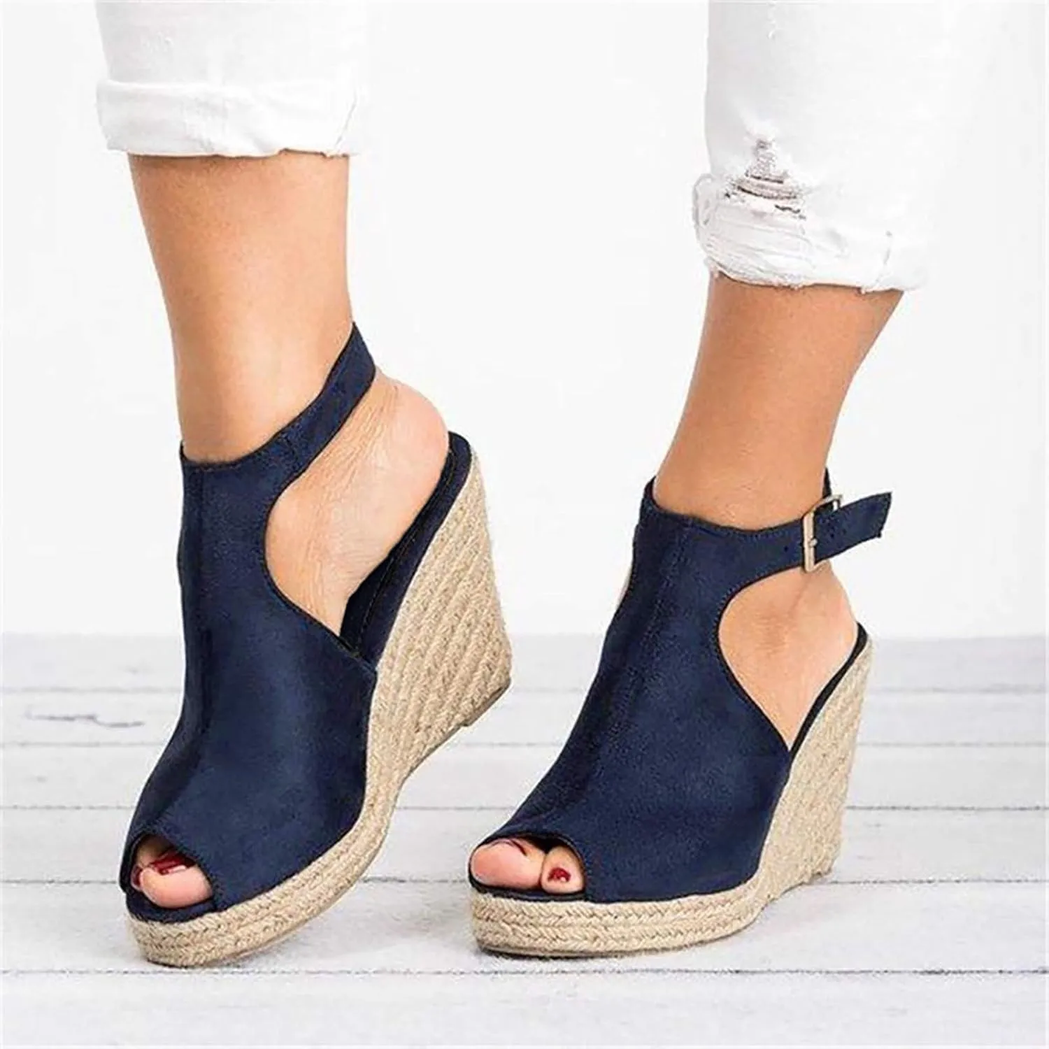 Eduavar Sandals Women Dressy Summer, Sandals for Women Wedge Sandals Ultra-Comfy Breathable Sandals Orthotic Sandals