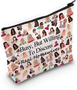 G2TUP Housewives Makeup Bag - Reality TV Show Fan Gift, Party Bag (But Willing)