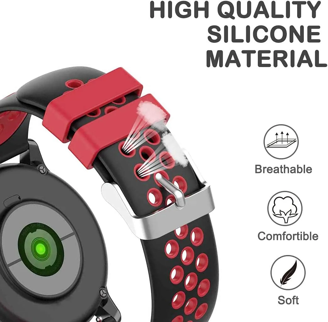 Gizmo Watch Band Replacement for Kids, 20mm Quick Release for Men and Women, Soft Silicone With Air Holes