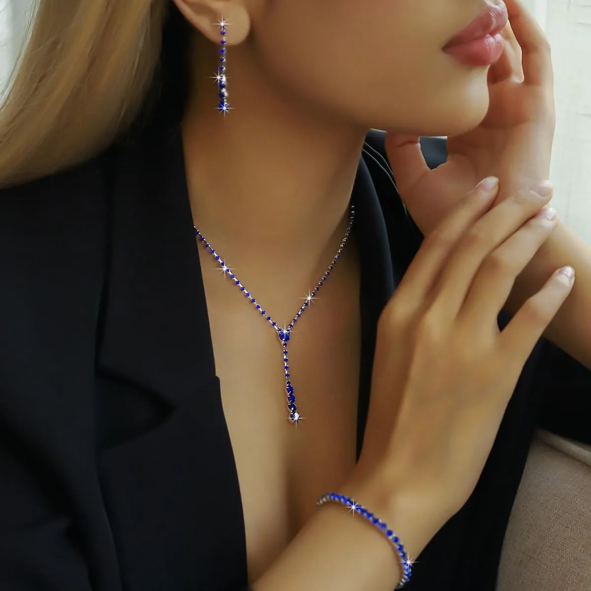 Gold Jewelry Set for Prom,Pearl Necklace Earrings Bracelet Crystal Bridal Wedding Prom Dresses Costume Jewelry Accessories Rhinestone Bridal Jewelry Set for Women