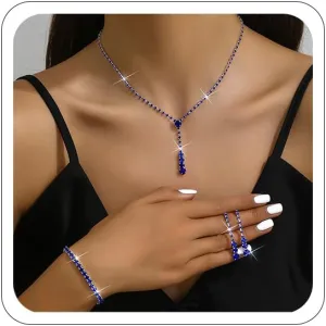 Gold Jewelry Set for Prom,Pearl Necklace Earrings Bracelet Crystal Bridal Wedding Prom Dresses Costume Jewelry Accessories Rhinestone Bridal Jewelry Set for Women