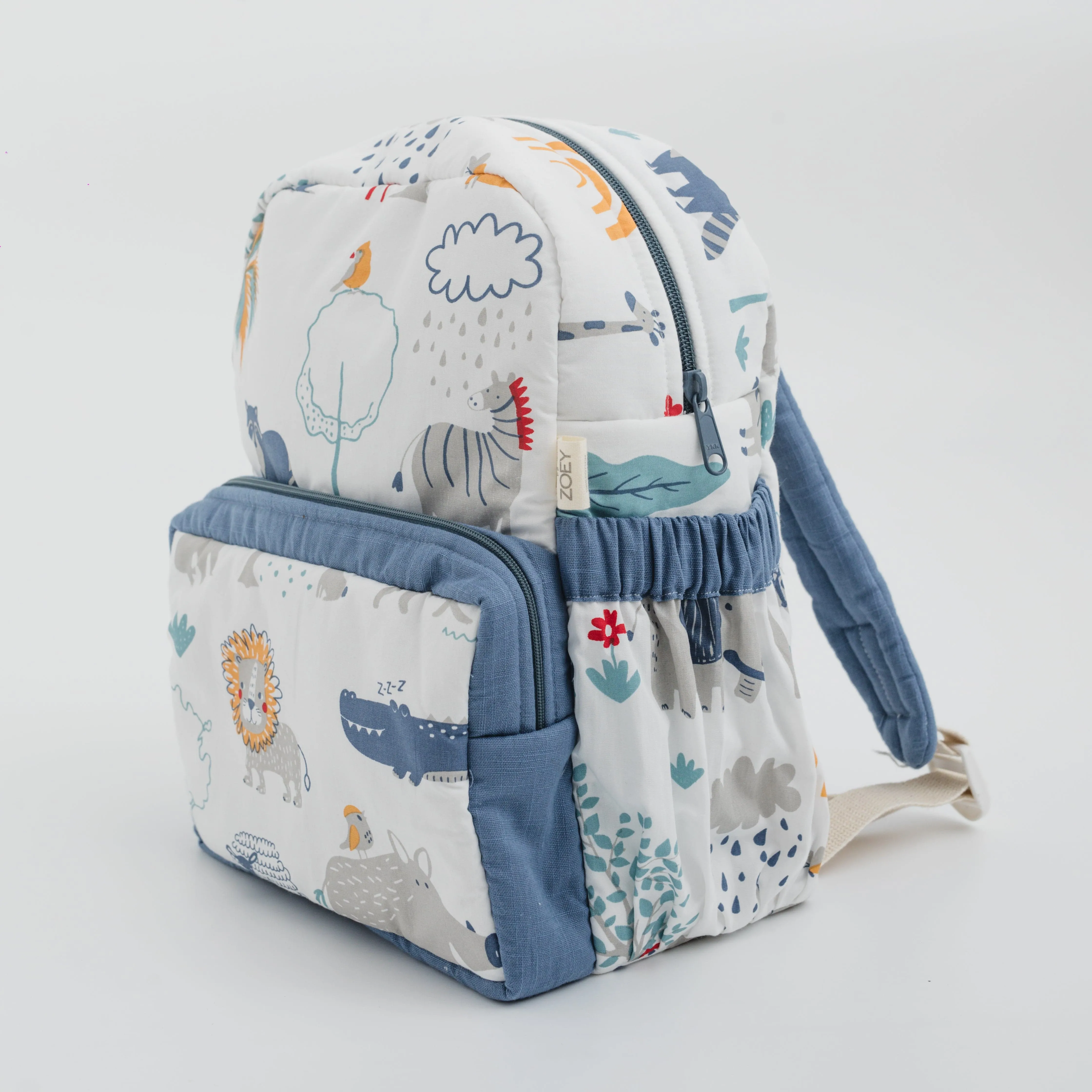 Happy Animal Tribe School Bag (Personalise)