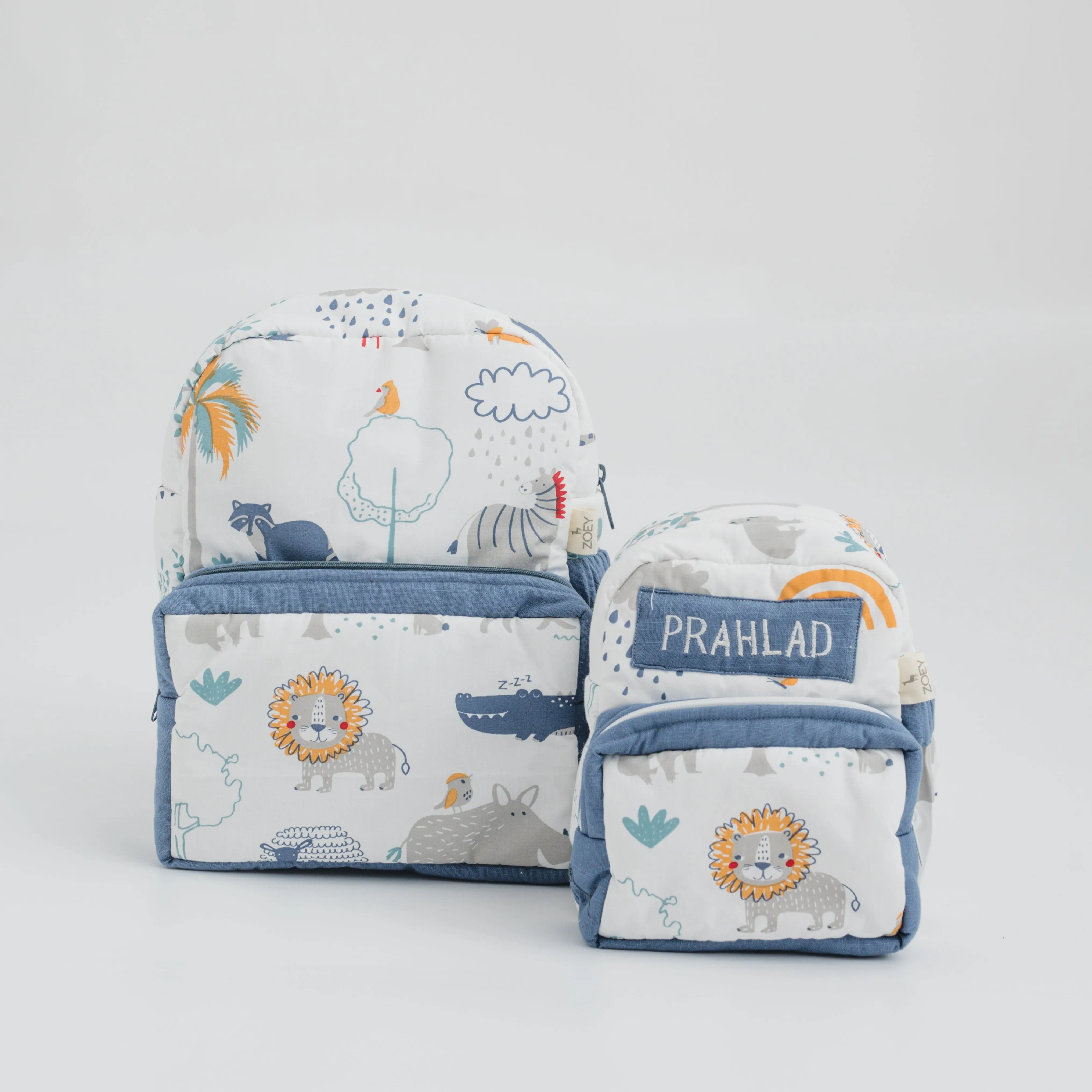 Happy Animal Tribe School Bag (Personalise)