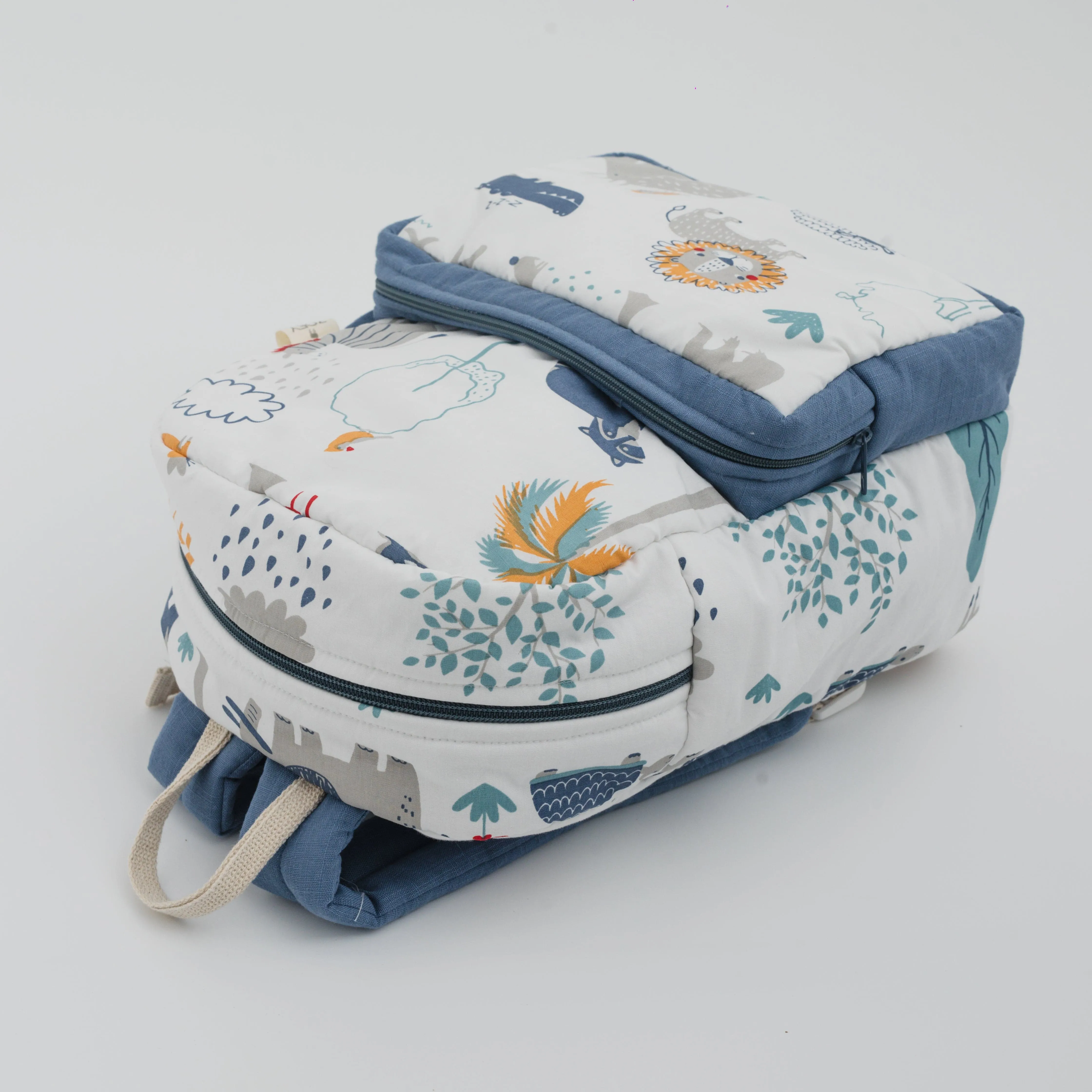 Happy Animal Tribe School Bag (Personalise)